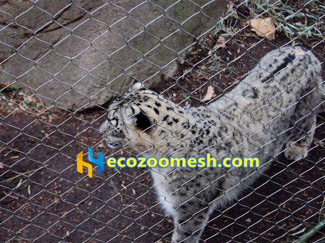 Soft metal braid leopard fence mesh