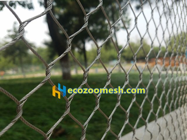 stainless steel wire cable mesh, steel wire cable netting
