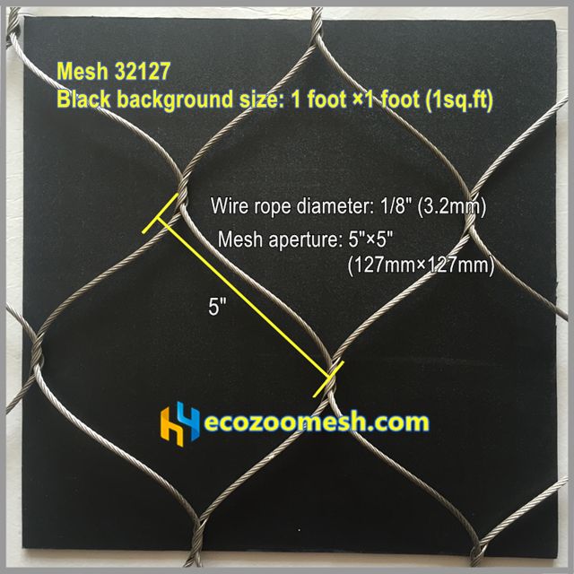 hand woven stainless steel netting 32127