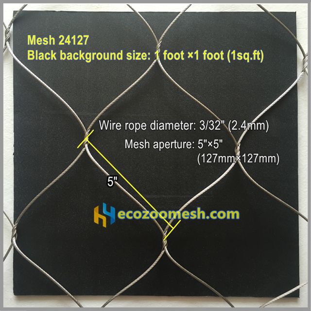stainless steel animal cage mesh 24127
