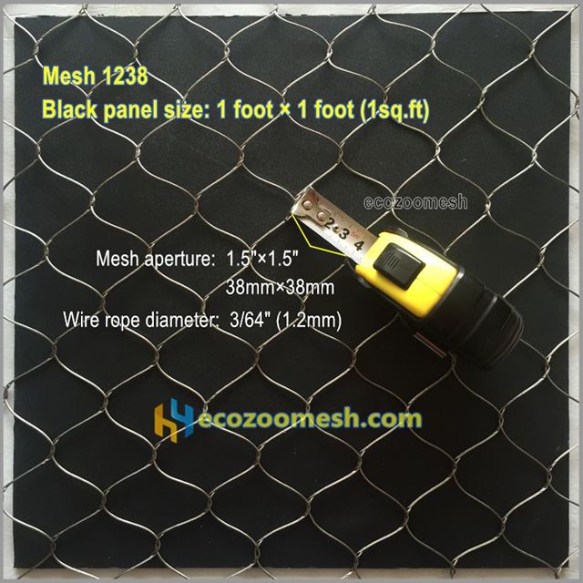 stainless steel cable mesh 1238