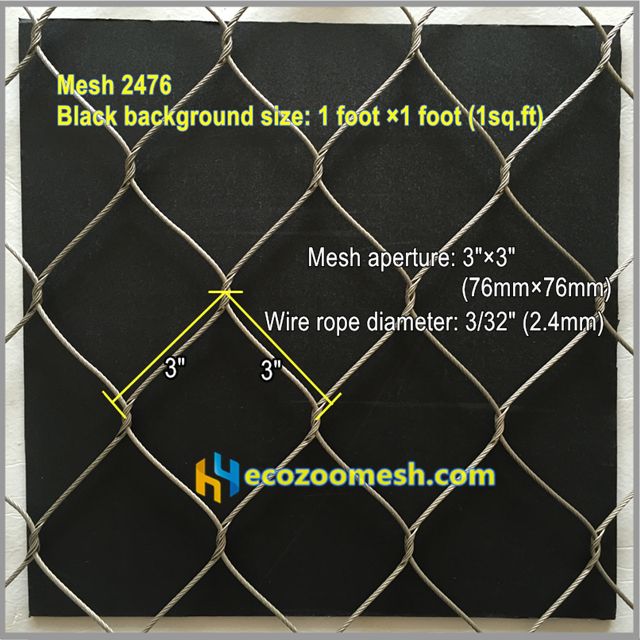 stainless steel mesh enclosure 2476