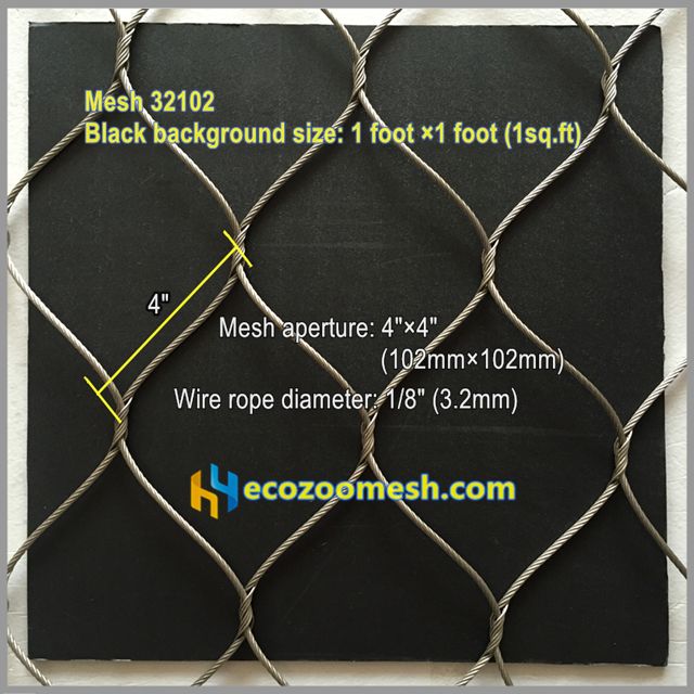 stainless steel wire woven netting 32102