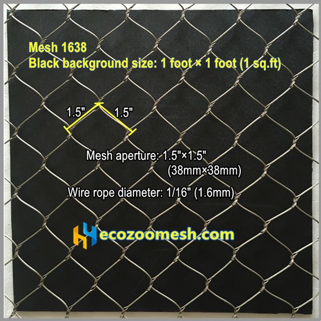 stainless steel zoo mesh 1638