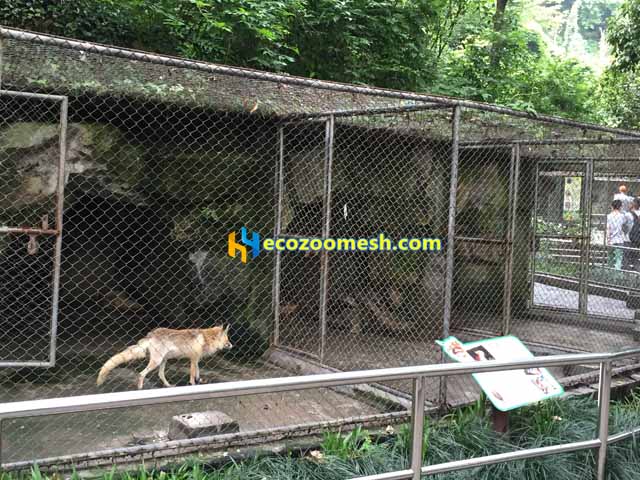 Wolf cage netting, Wolf enclosure mesh