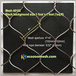 hand woven stainless steel mesh 40102