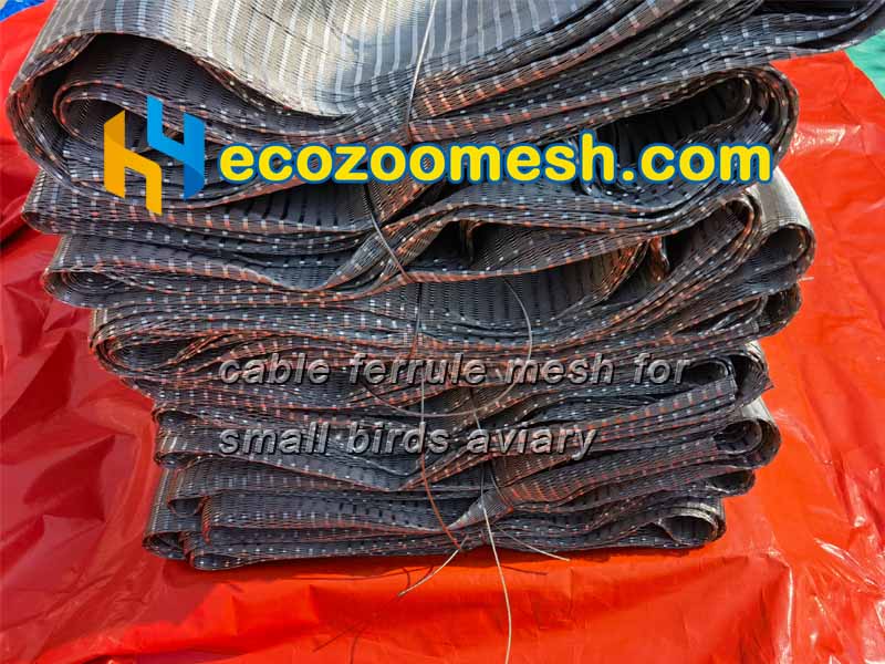 ferrule mesh rolls easy for packing and shipping